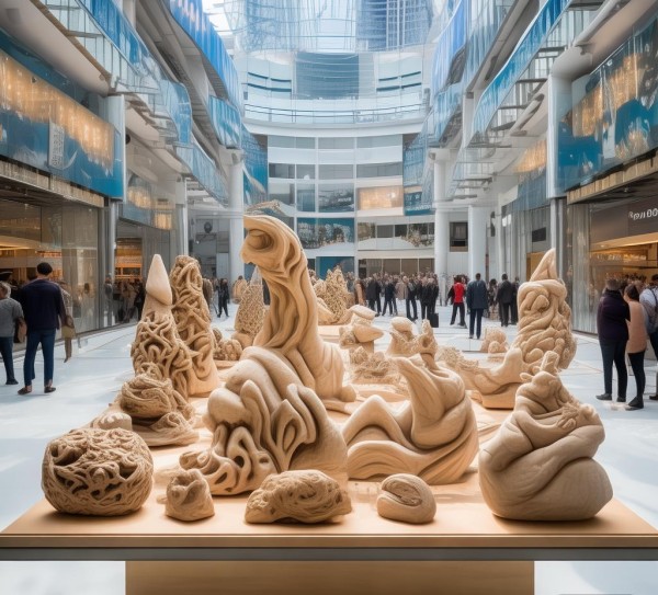 蓝海商贸城奇石根雕展,商业与艺术的融合 蓝海商贸城奇石根雕展,商业与艺术的融合