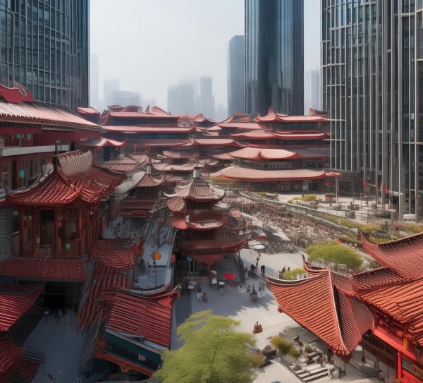 襄阳商贸城,现代与复古的完美融合 襄阳商贸城,现代与复古的完美融合